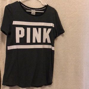 Grey shirt from pink
